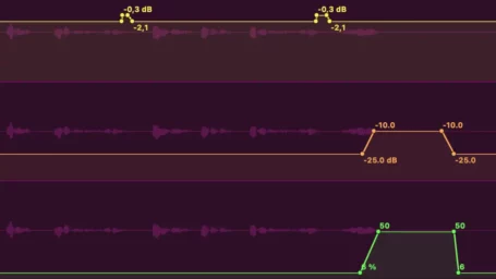 formations en ligne sur les automations dans logic pro