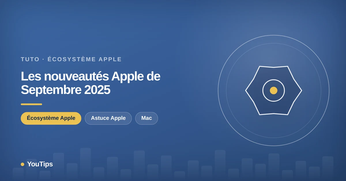 les nouveautes apple de septembre 2025