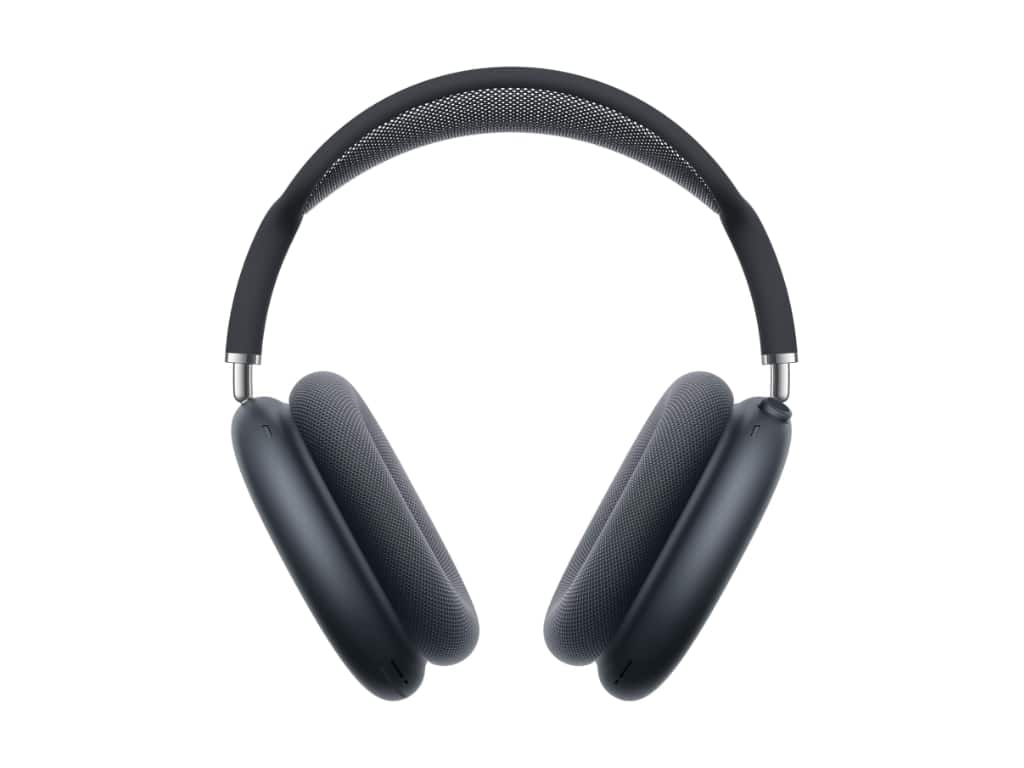 apple airpods max casque circum auriculaire sans fil, réduction active du bruit de niveau pro, mode transparence, audio spatial personnalisé, recharge usb c, minuit