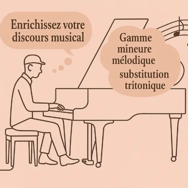 enrichissez votre discours musical gamme mineure mélodique et substitution tritonique