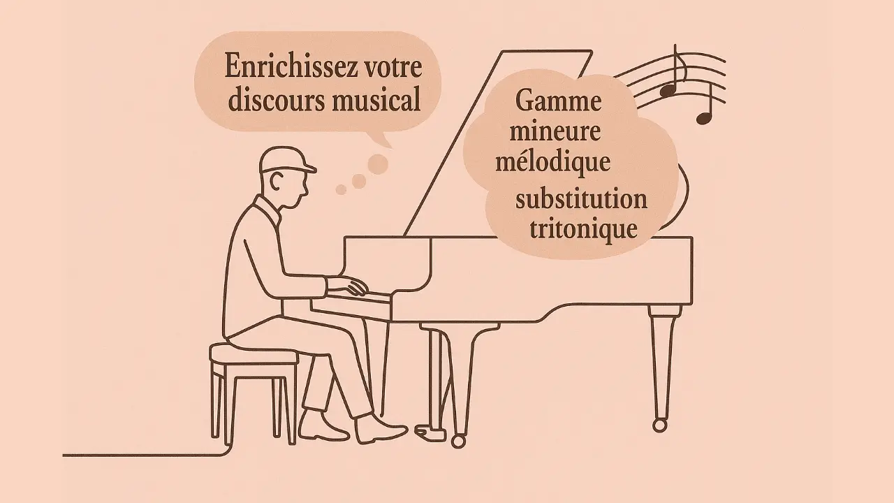 enrichissez votre discours musical gamme mineure mélodique et substitution tritonique