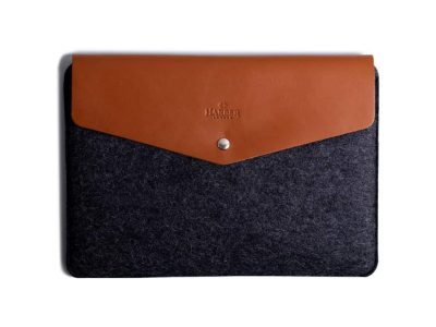 Harber London - Housse en cuir pour ordinateur portable
