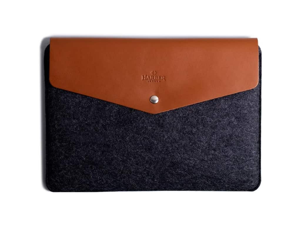 harber london housse en cuir pour ordinateur portable