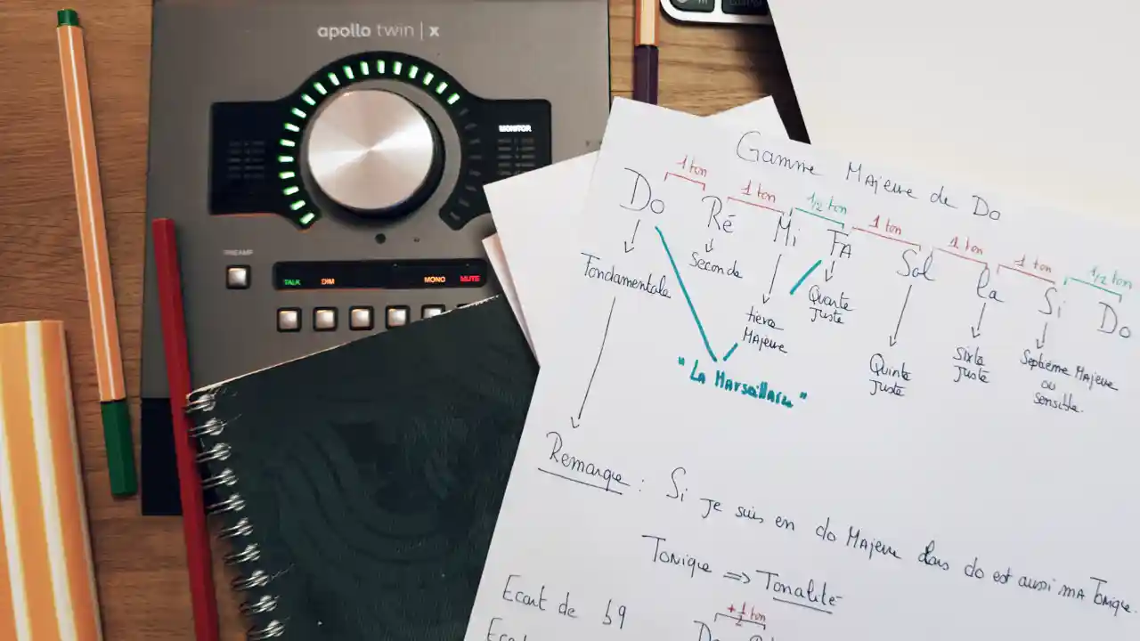 harmonisation de la gamme majeure