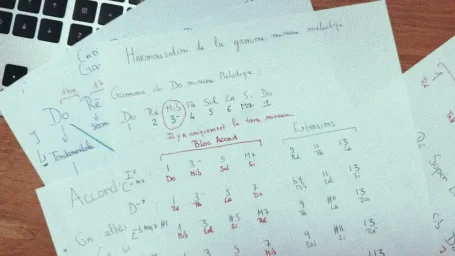 harmoniser en gammemineure