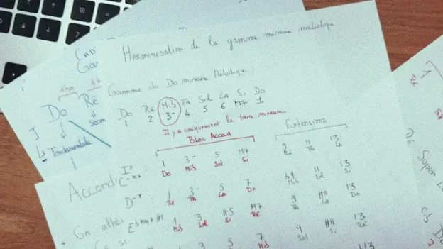 harmoniser en gammemineure