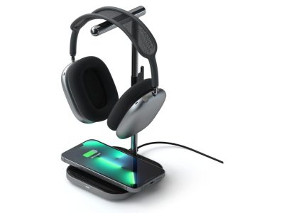 Satechi Support casque 2-en-1 avec chargeur sans fil USB-C