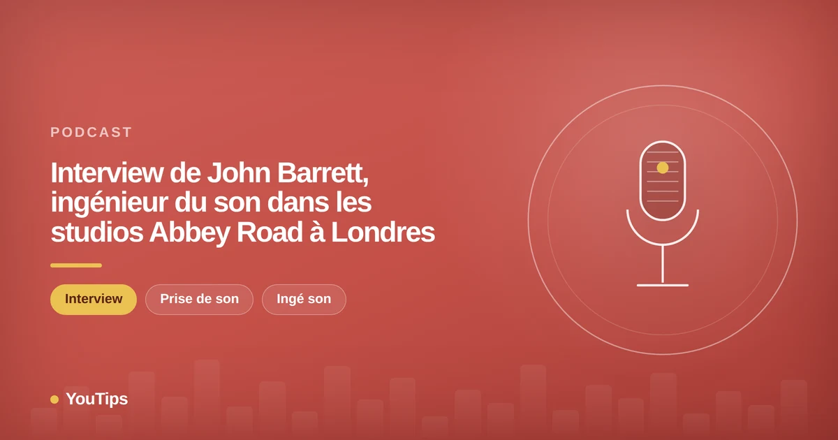 interview de john barrett ingenieur du son dans les studios abbey road a londres