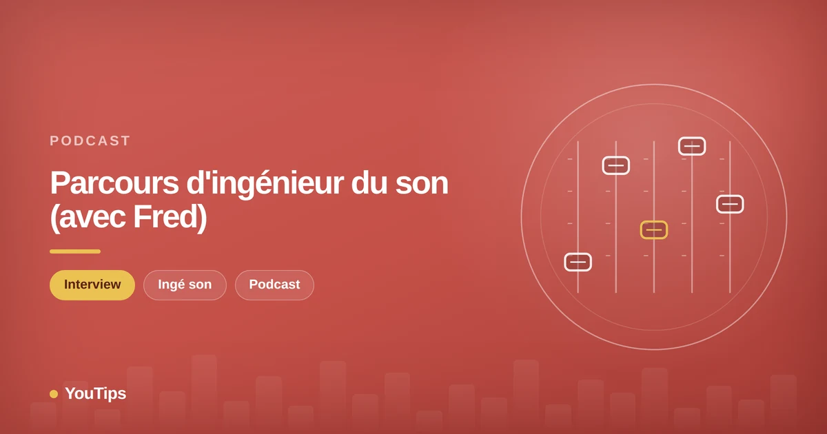 parcours dingenieur du son avec fred