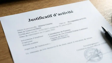 glossaire justificatif dactivité