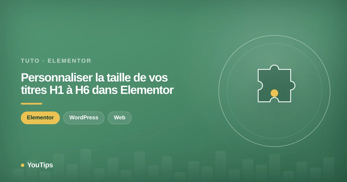 personnaliser la taille de vos titre h1 a h6 dans elementor
