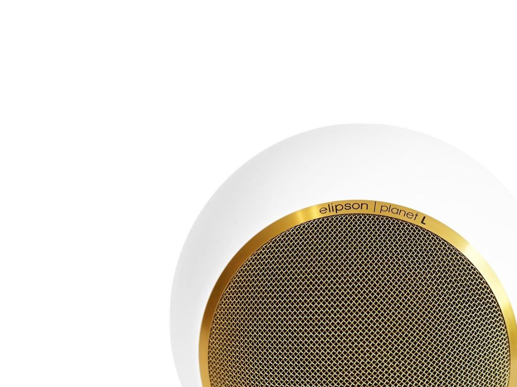 elipson enceinte bibliothèque planet l performance blanc mat