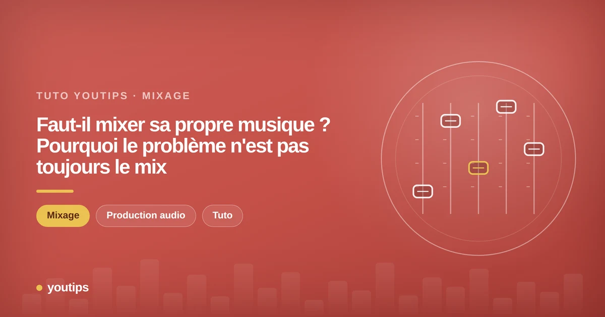 faut il mixer sa propre musique pourquoi le probleme nest pas toujours le mix