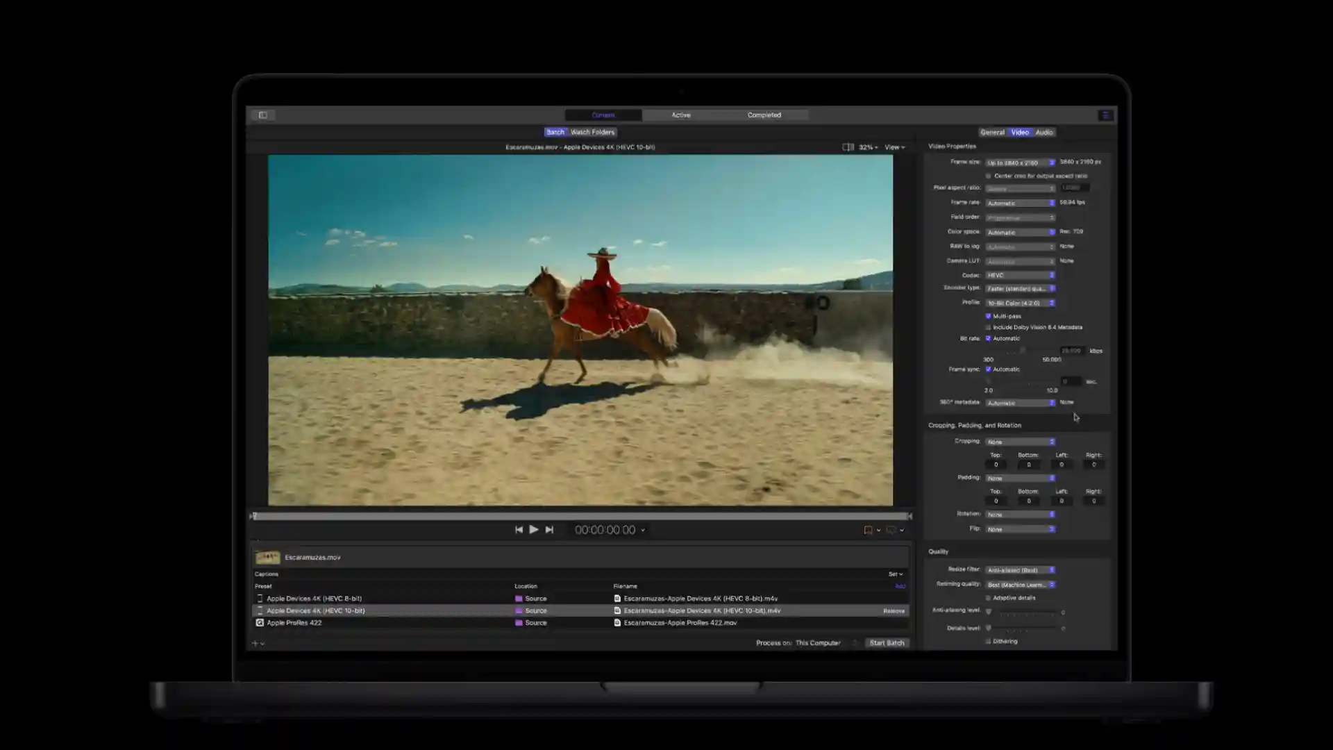 les nouveautés de compressor 5 sur mac