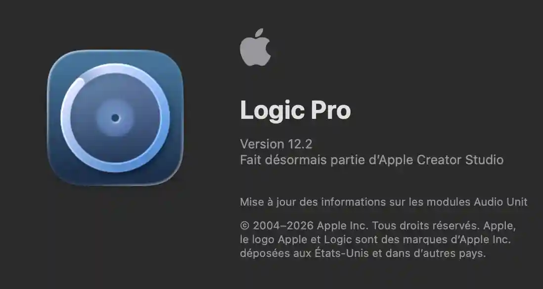 logic pro 12.2 nouveautés