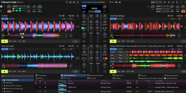 tracktor pro 4, mixer en soirée, formation live
