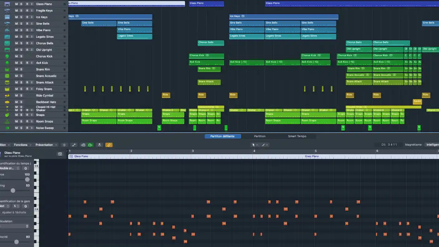 Besoin d'aide sur Logic Pro