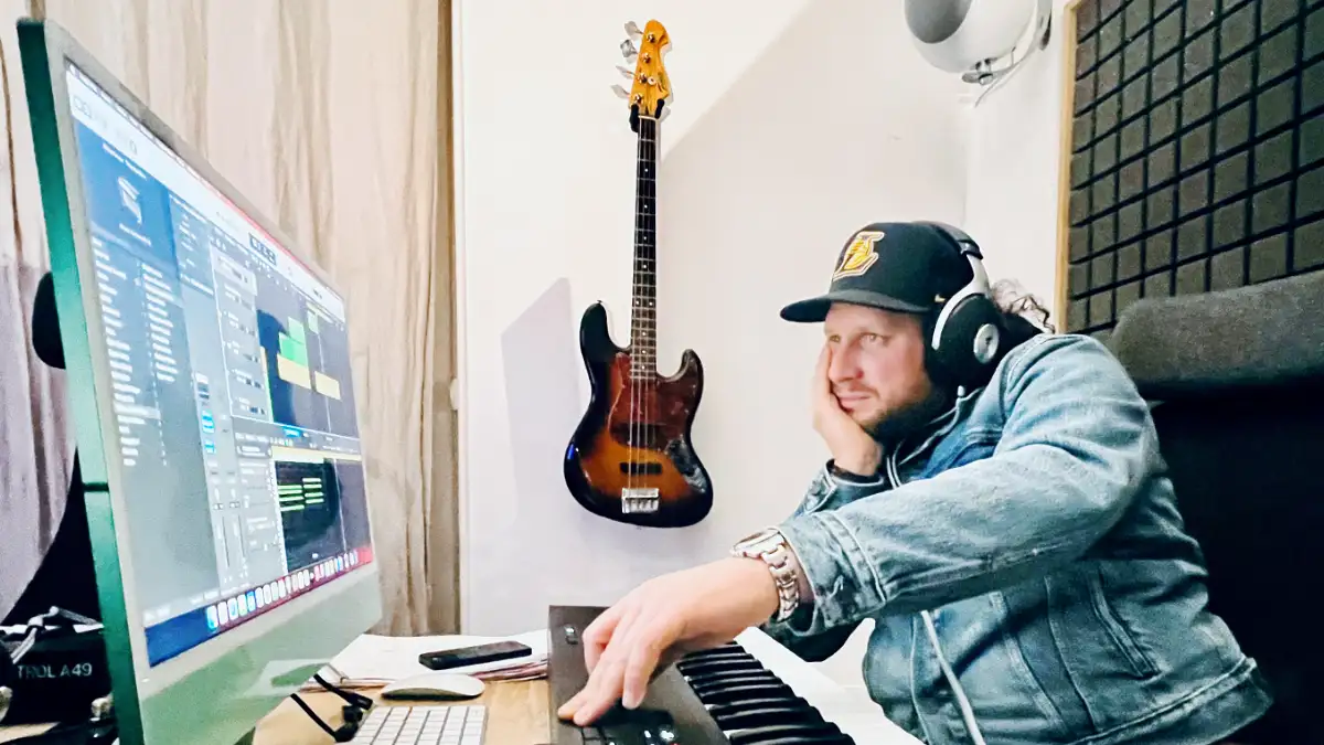 Projet ouvert dans Logic Pro pendant le stage Logic Pro intensif