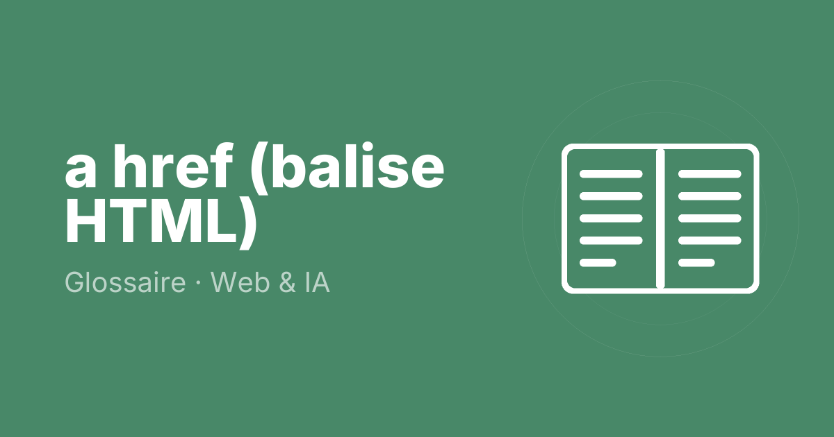 a href (balise HTML)