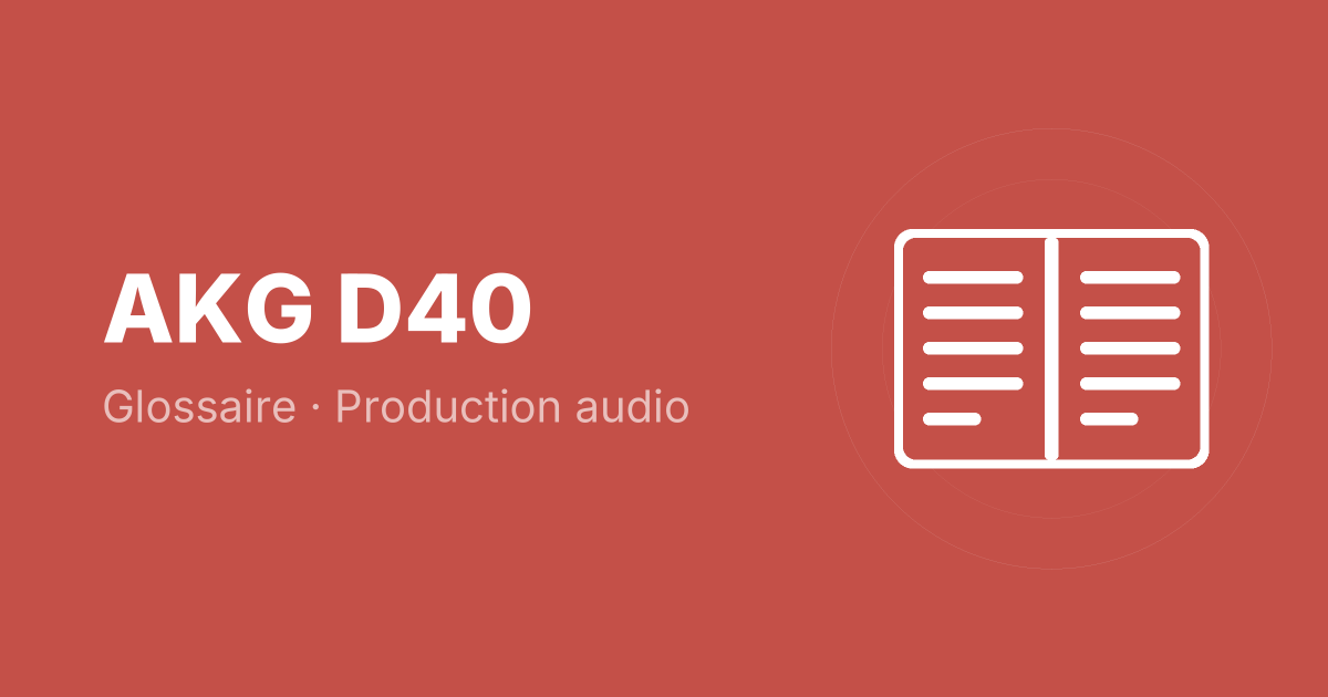 AKG D40