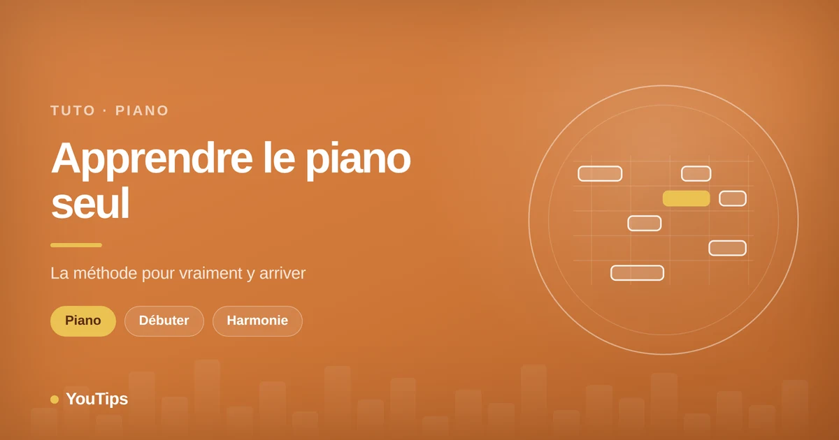 apprendre le piano seul