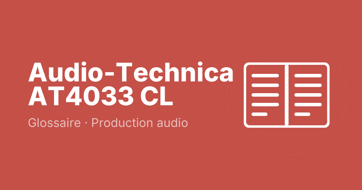 Audio-Technica AT4033 CL