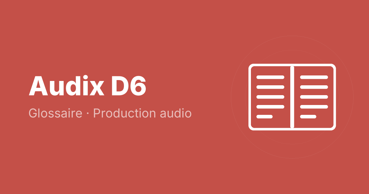 Audix D6