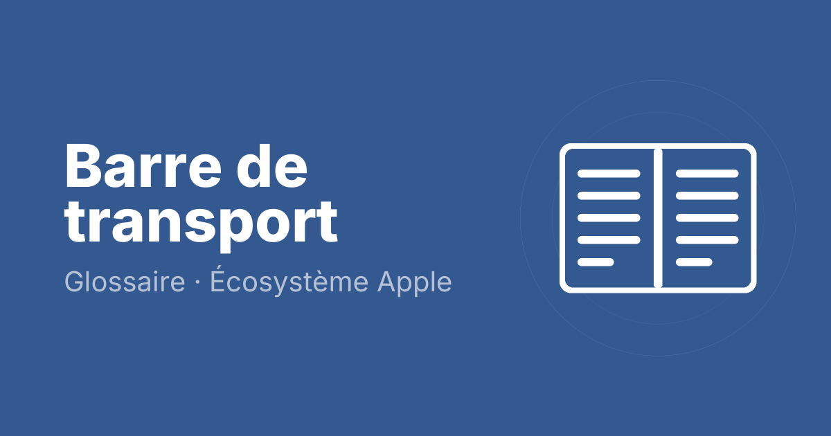Barre de transport