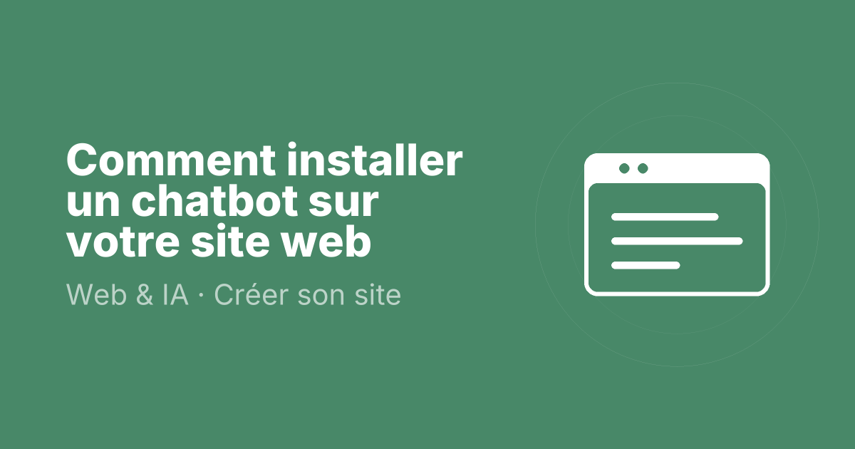 Comment installer un chatbot sur votre site web