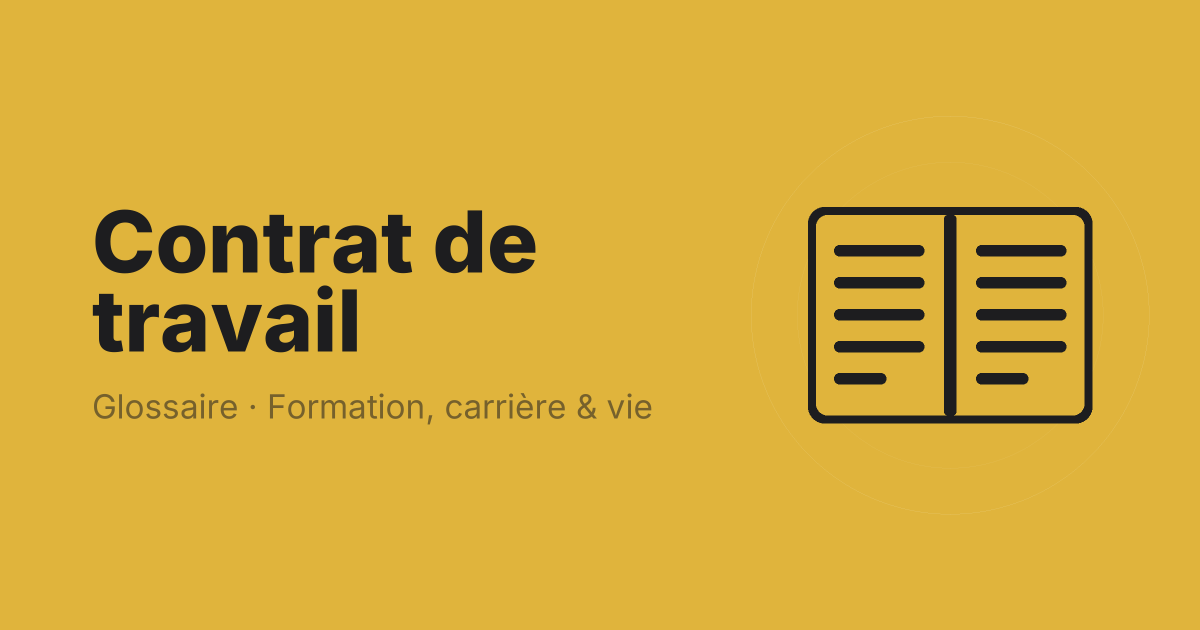 Contrat de travail
