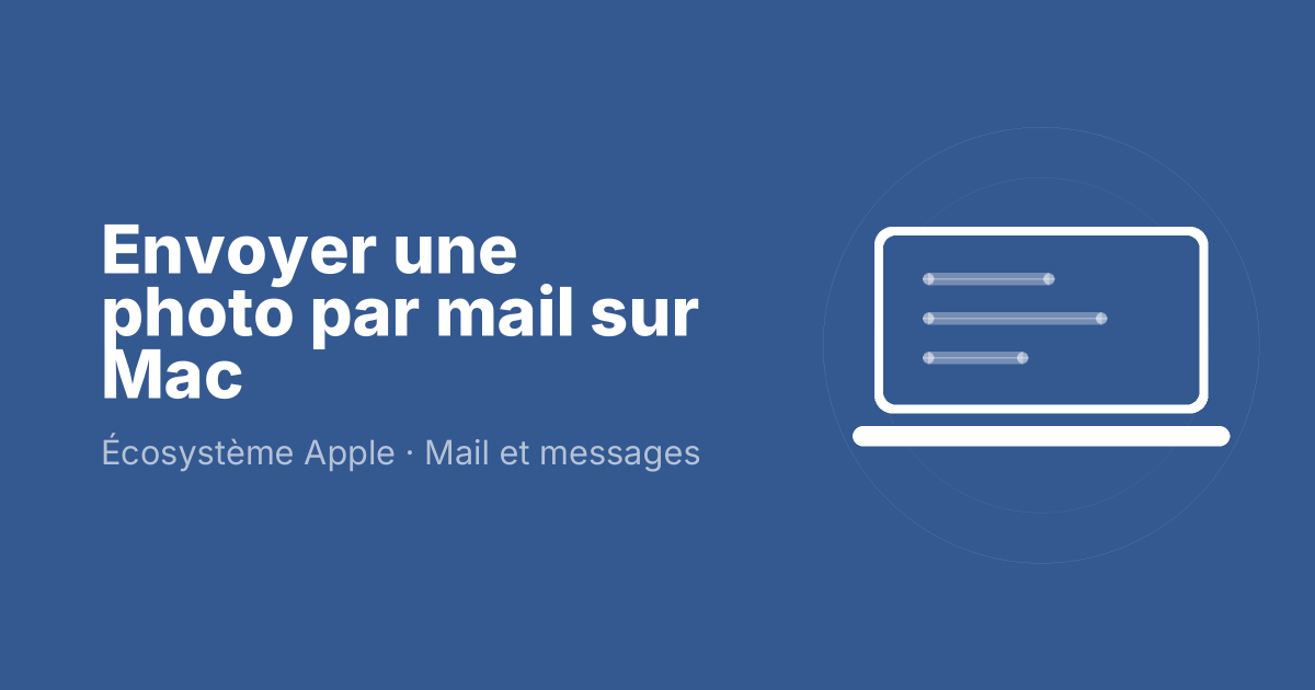 Envoyer une photo par mail sur Mac