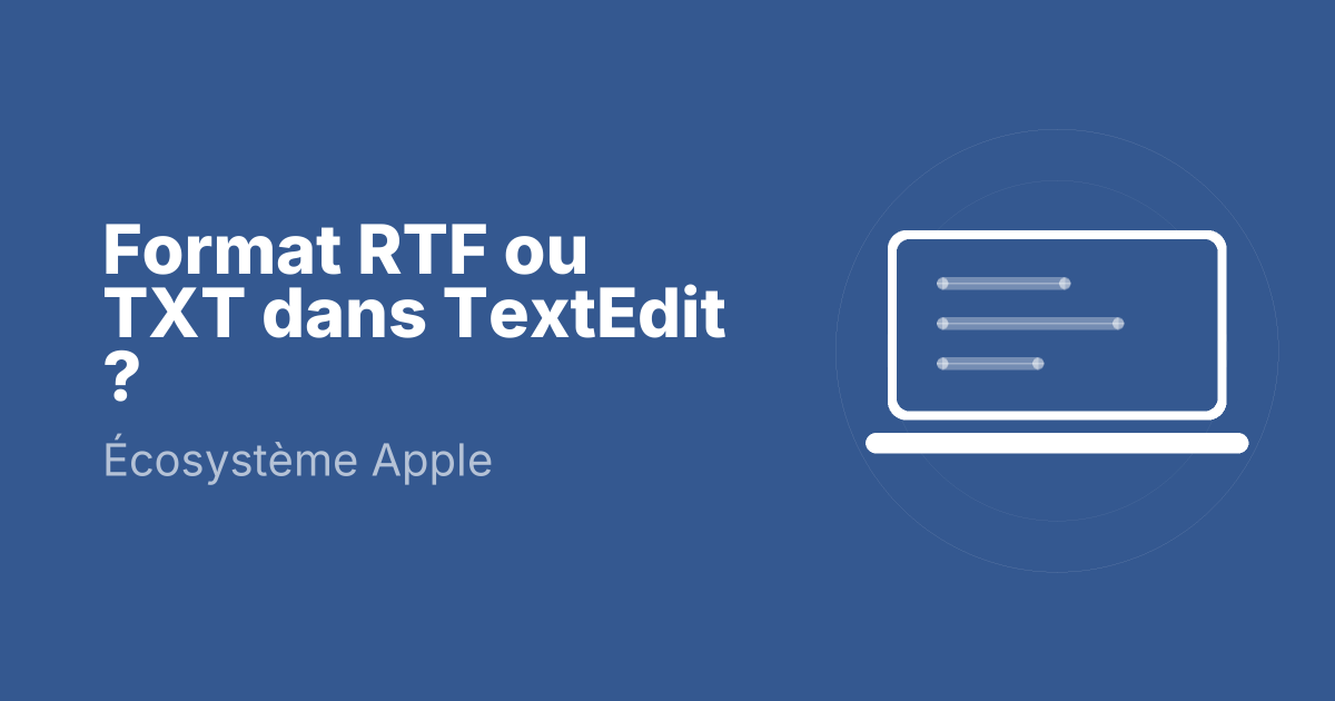 Format RTF ou TXT dans TextEdit ?
