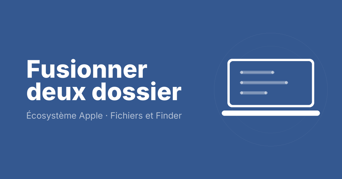 Fusionner deux dossier