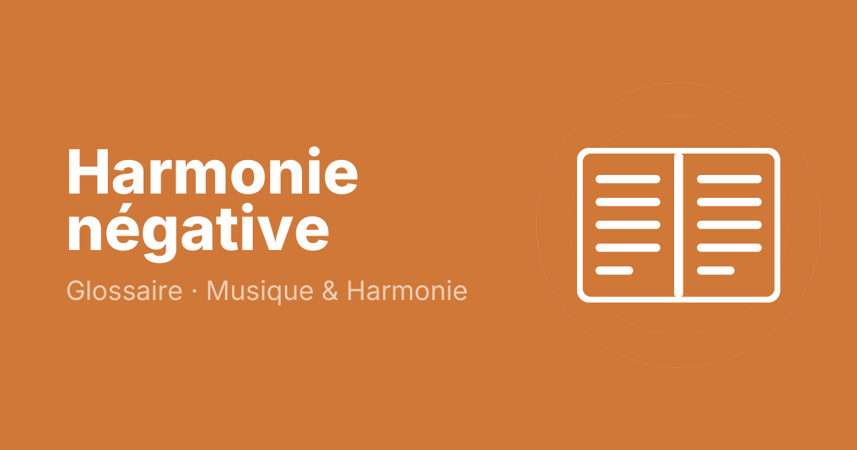 Harmonie négative