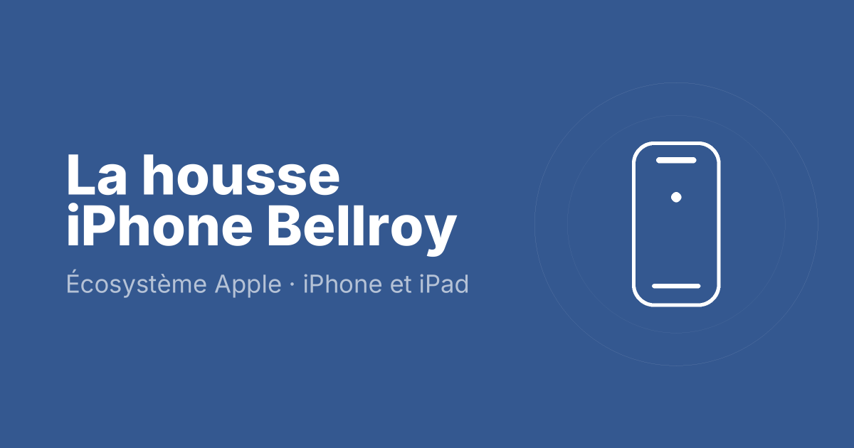 La housse iPhone Bellroy