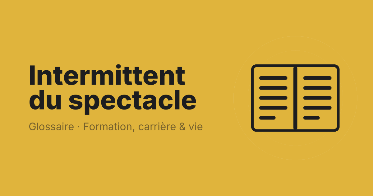 Intermittent du spectacle