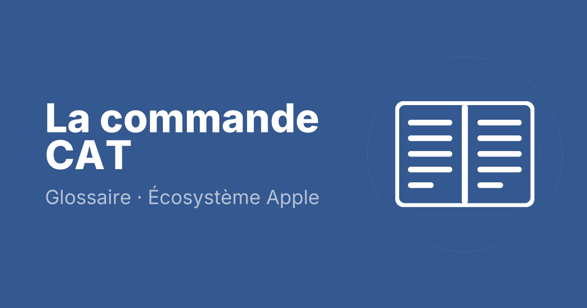 La commande CAT