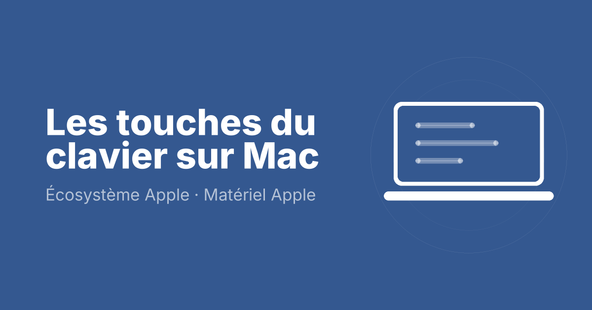 Les touches du clavier sur Mac