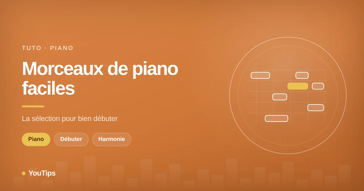 morceau piano facile
