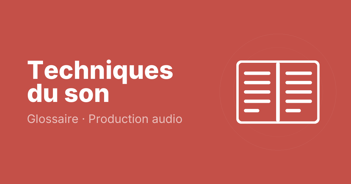 Techniques du son