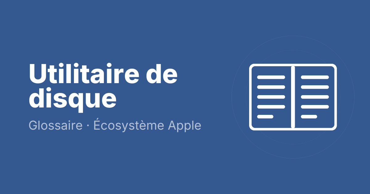 Utilitaire de disque