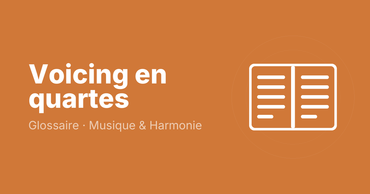 Voicing en quartes