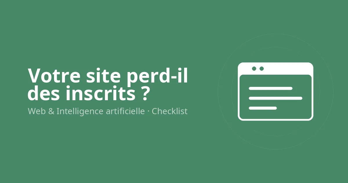 Votre site vous coûte-t-il des inscriptions ?