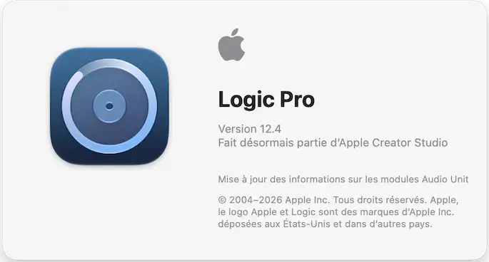 Logic Pro 12.4 : les nouveautés